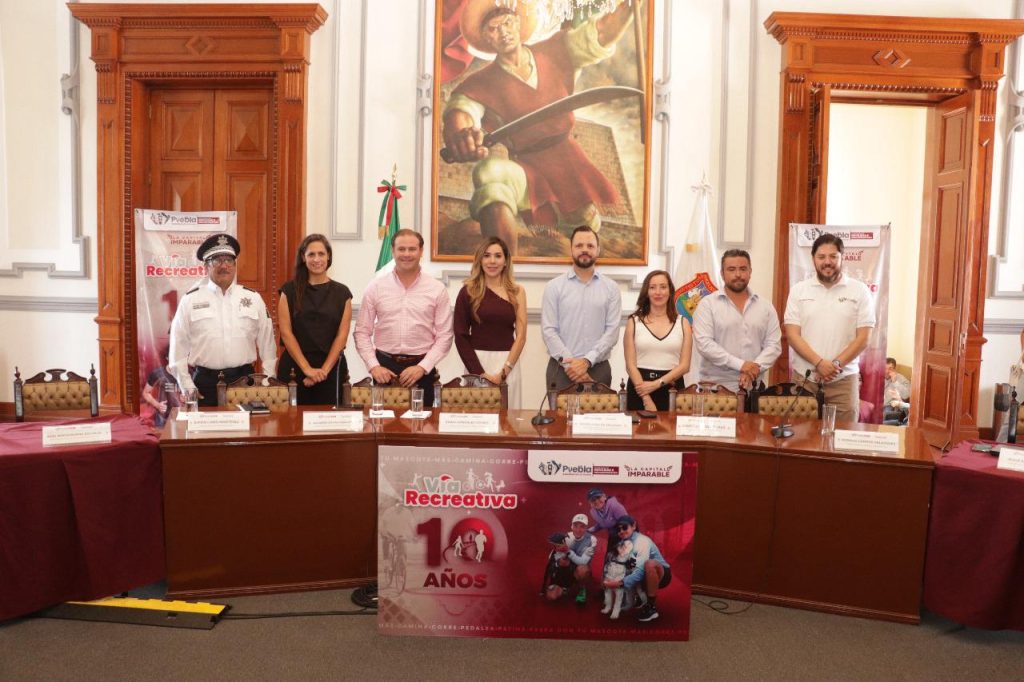 Presenta Gobierno de la Ciudad actividades en conmemoración al 10mo. Aniversario de la Vía Recreativa.