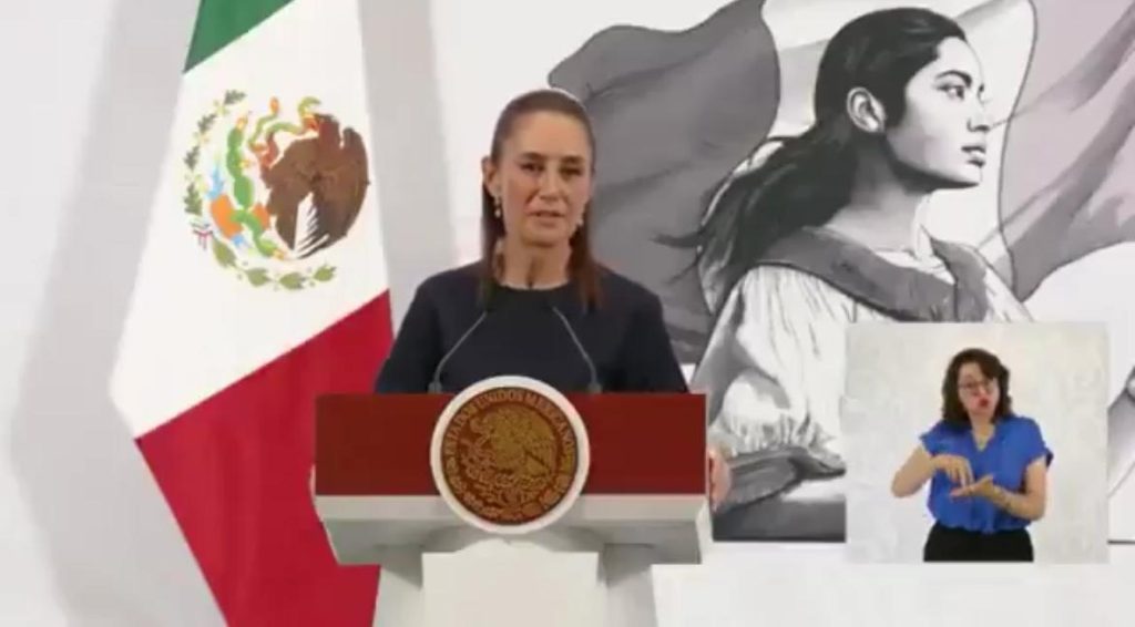 Claudia Sheinbaum rechaza reunión con la CNTE en Palacio Nacional, por agresiones y afectaciones.