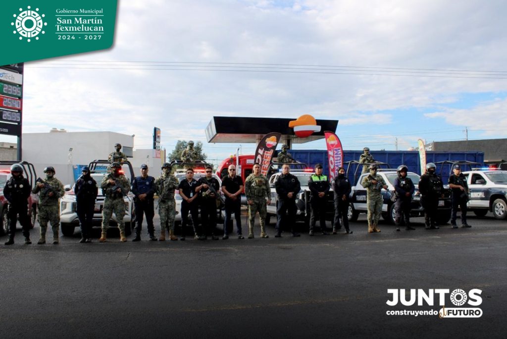 SSP Y GOBERNACIÓN DE TEXMELUCAN IMPLEMENTAN OPERATIVO DE SEGURIDAD A FAVOR DE COMPRADORES Y TIANGUISTAS