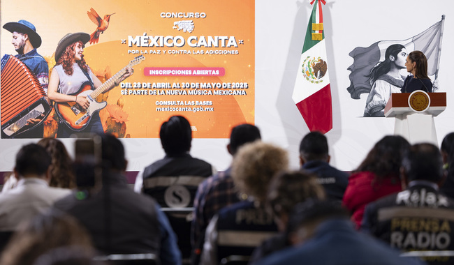 Siguen abiertas las inscripciones a México canta por la paz y contra las adicciones; se han registrado 10 mil 415 jóvenes de México y EUA