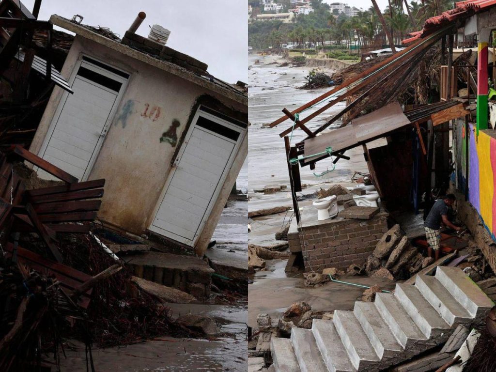 Tormenta Dalila deja daños en Acapulco