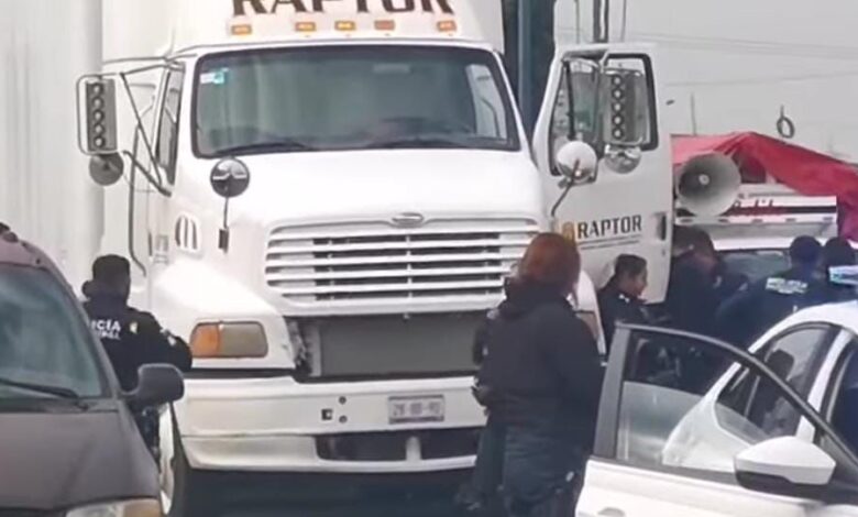 Frustran robo de tractocamiones en Texmelucan y Puebla