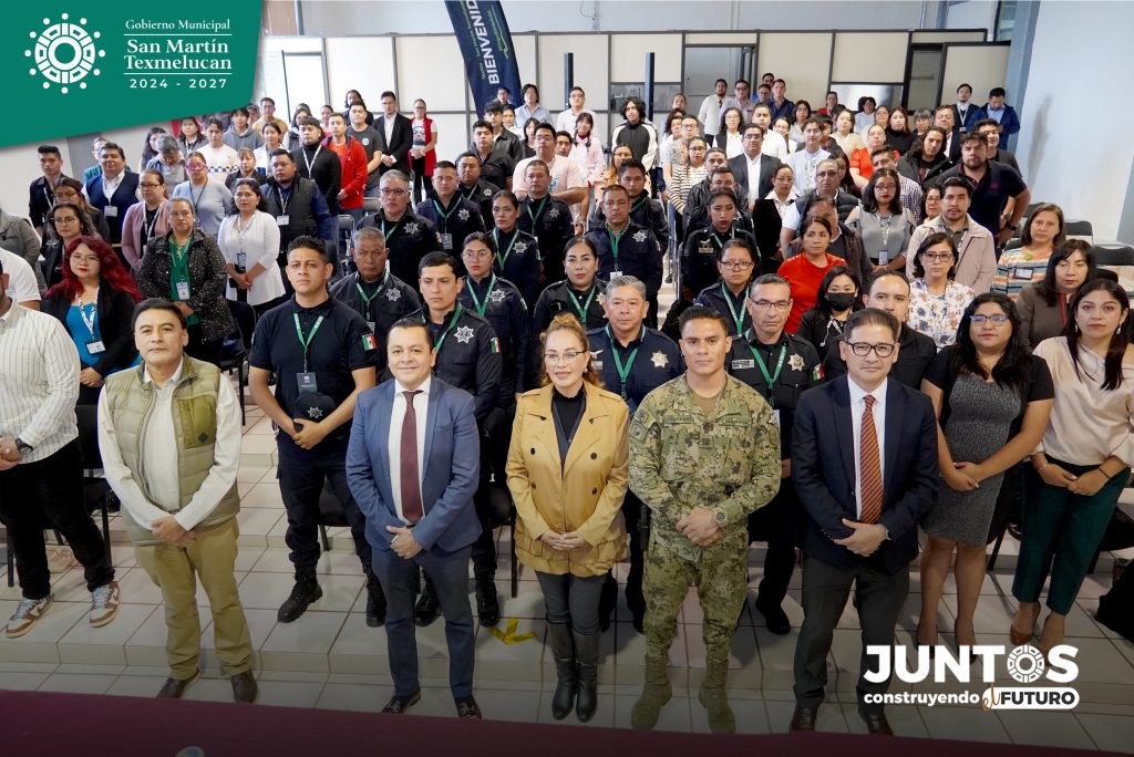 Policías de Texmelucan reciben capacitación sobre competencias básicas