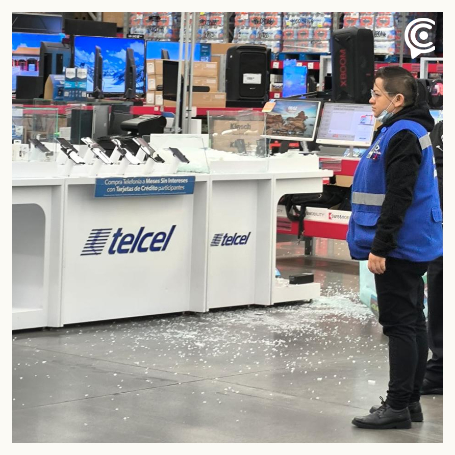 Delincuentes roban más de 30 celulares de Sam’s Club Forjadores, Cholula.