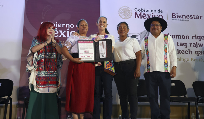 2025 quedará grabado como el año en el que pueblos indígenas y afromexicanos reciben presupuesto directo del FAISPIAM: Presidenta