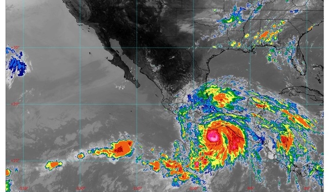 Erick continuará intensificándose mientras se acerca a las costas de Guerrero y Oaxaca