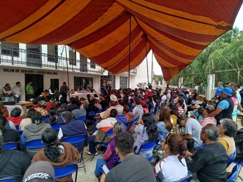 Habitantes de Atoyatenco donan predio al ayuntamiento de Texmelucan para un nuevo panteón