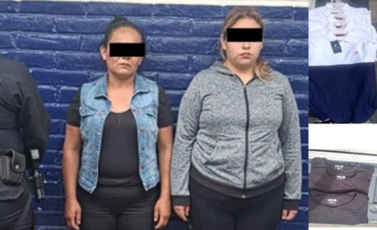 Detienen a dos mujeres por presunto robo a comercio en el Centro de Tehuacán