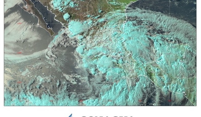 Erick mantendrá las lluvias torrenciales y el oleaje elevado en costas de Guerrero y Oaxaca