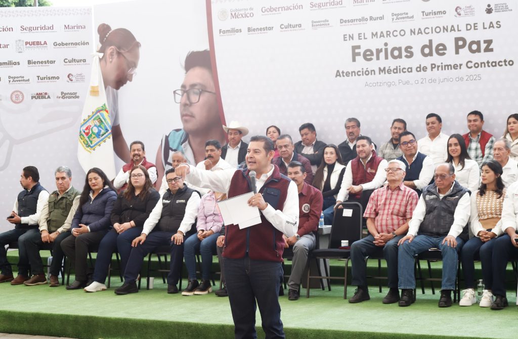 Gobierno de Puebla impulsa acciones de bienestar y progreso en Acatzingo