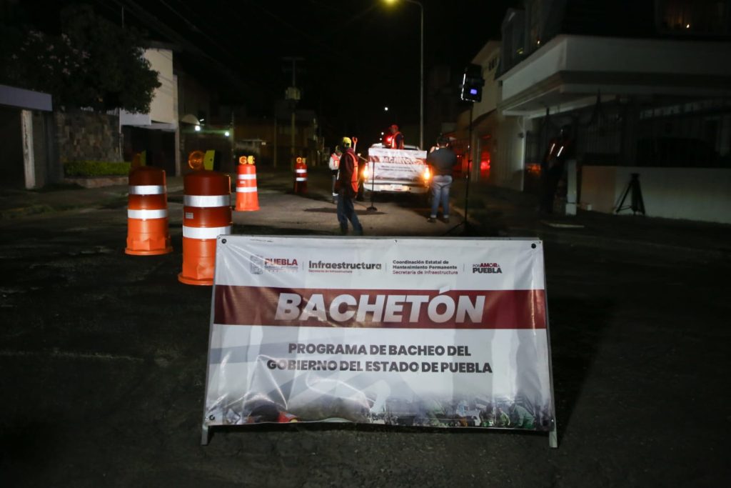 Bachetón trabaja 24 hrs para dignificación de vialidades