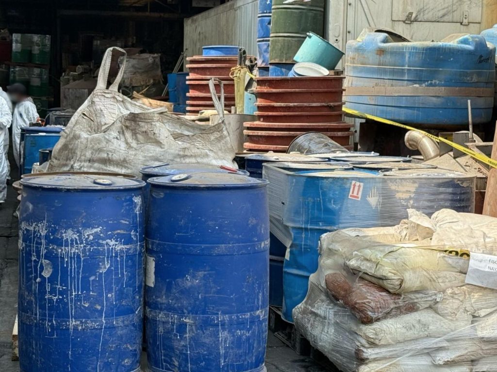 FGR lleva a cabo la destrucción e inhabilitación de más de siete toneladas y 14 mil litros de precursores químicos