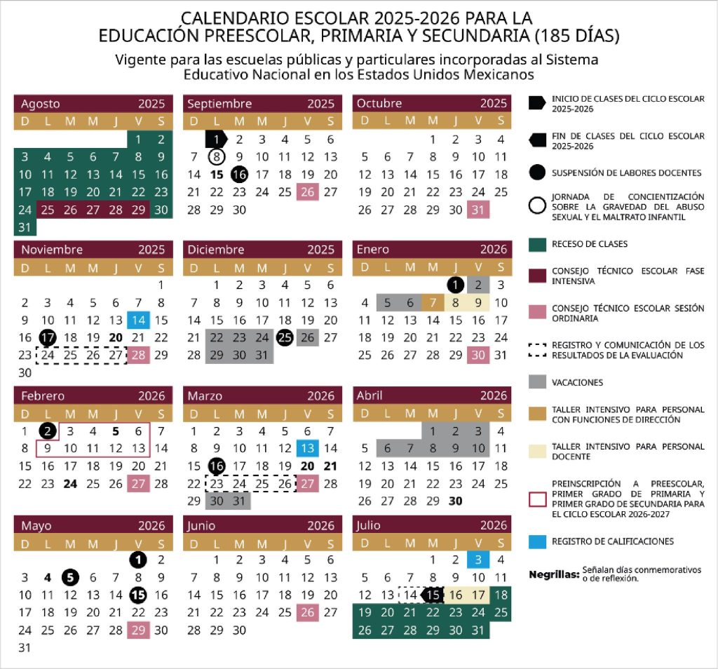 Publica SEP calendarios escolares 2025-2026 para Educación Básica y Escuelas Normales: Mario Delgado