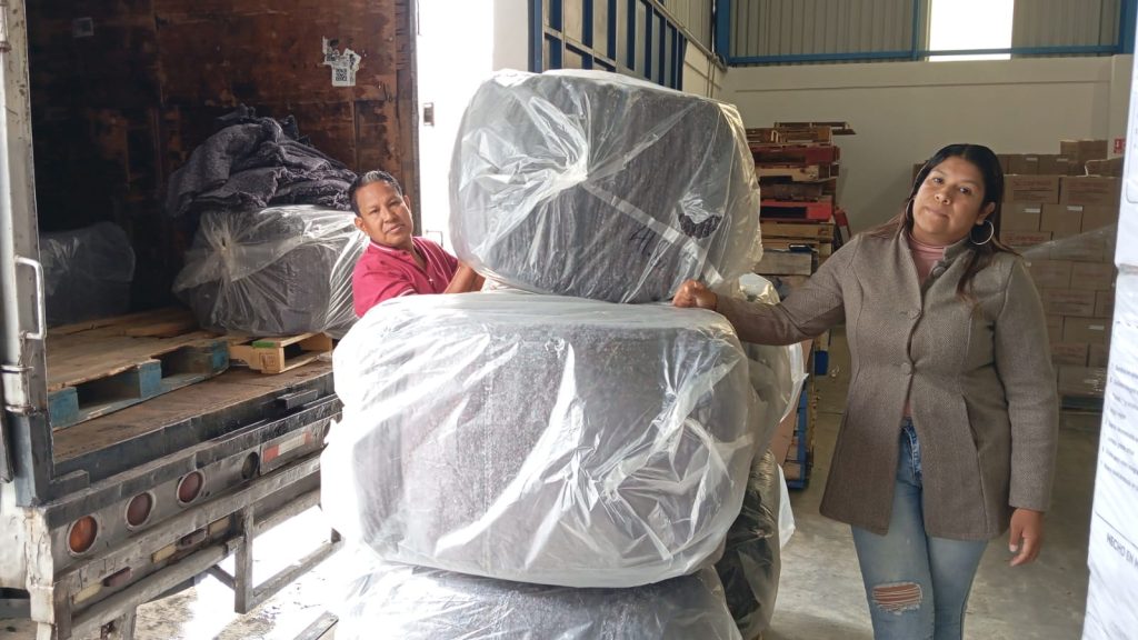 SEDIF alista cobertores para familias afectadas por intensas lluvias