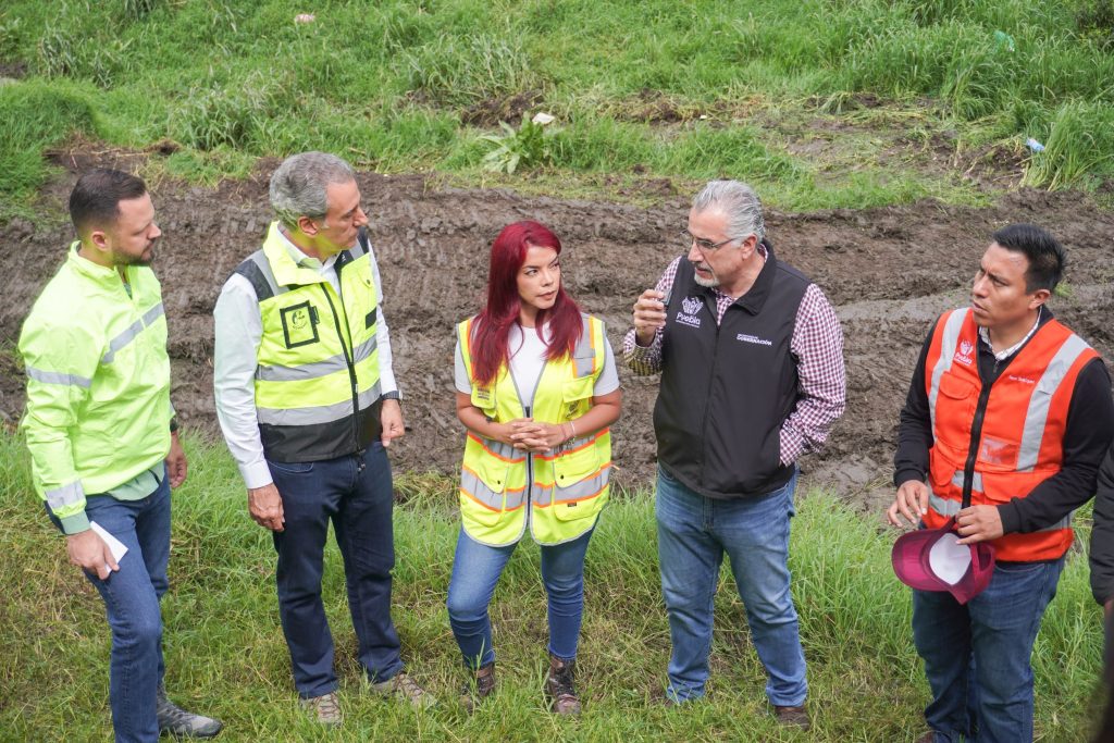 Supervisa Pepe Chedraui trabajos de desazolve y limpieza en vasos reguladores, barrancas y ríos de la capital