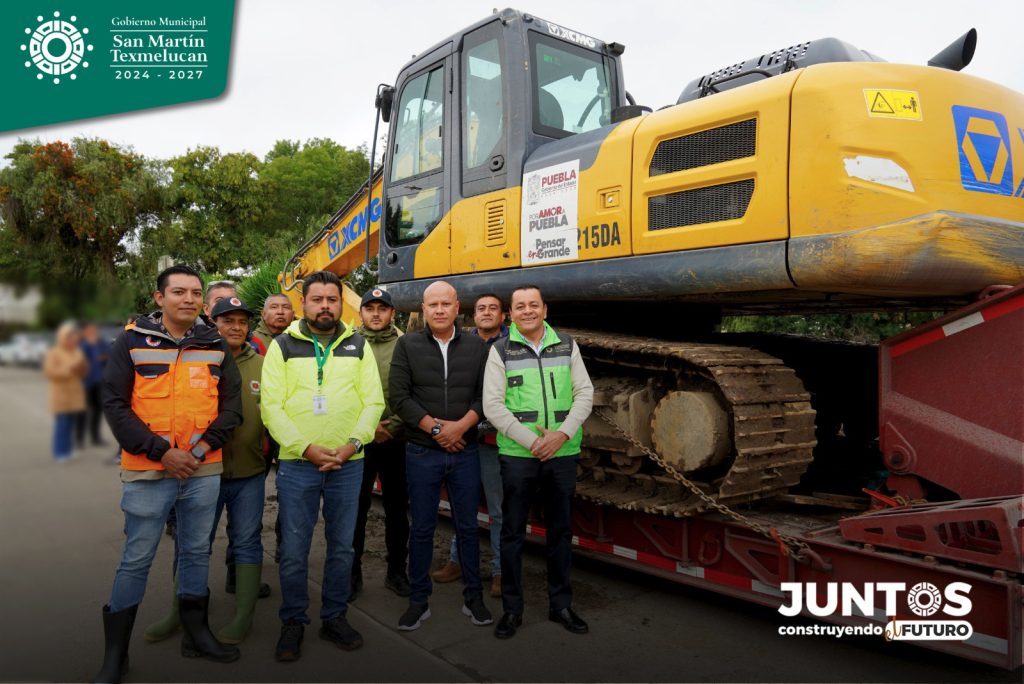 El Ayuntamiento de San Martín Texmelucan trabaja para prevenir riesgos por desbordamiento del río Santa Elena y La Virgen