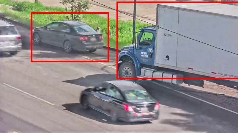 Con videovigilancia y coordinación autoridades aseguran a cuatro probables responsables de robo