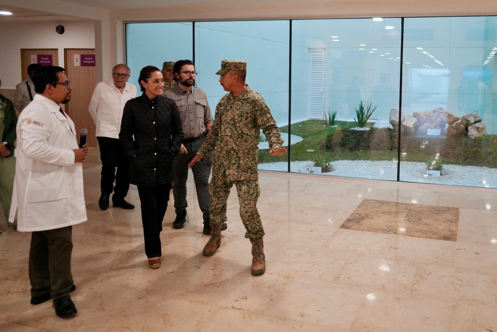 Presidenta Claudia Sheinbaum supervisa obra del Hospital General IMSS Bienestar de Tuxtepec, Oaxaca; se inaugura el 4 de agosto