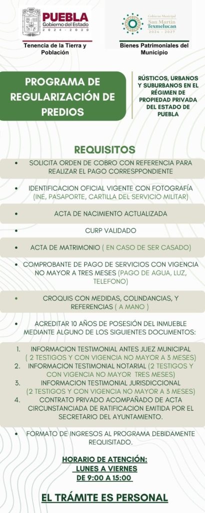 Municipio y Estado firman convenio para regularizar predios de Texmelucan