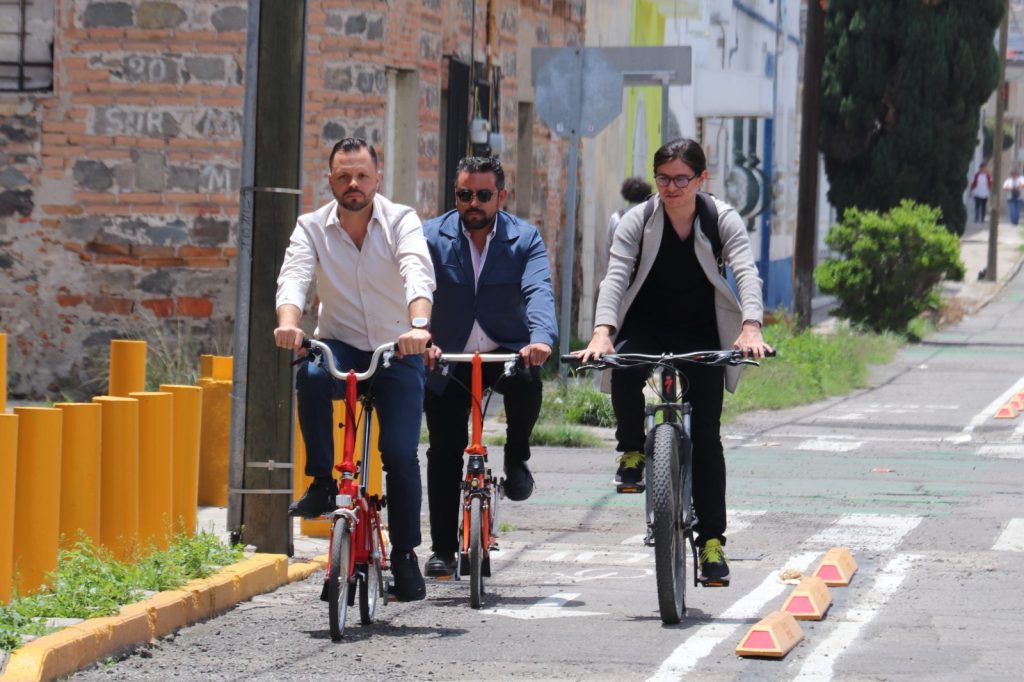 Supervisa Gobierno de la Ciudad ampliación de la red de infraestructura ciclista de la capital