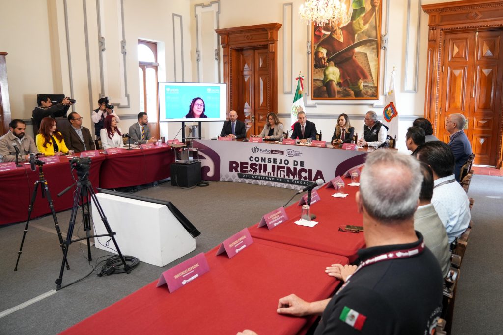 Instala la capital de Puebla el primer Consejo de Resiliencia Municipal del país