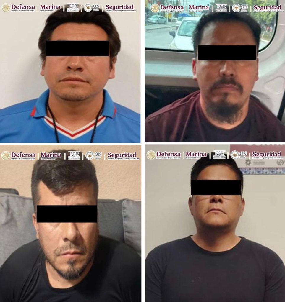 Detienen en Puebla a cuatro ex servidores públicos vinculados con el crimen organizado