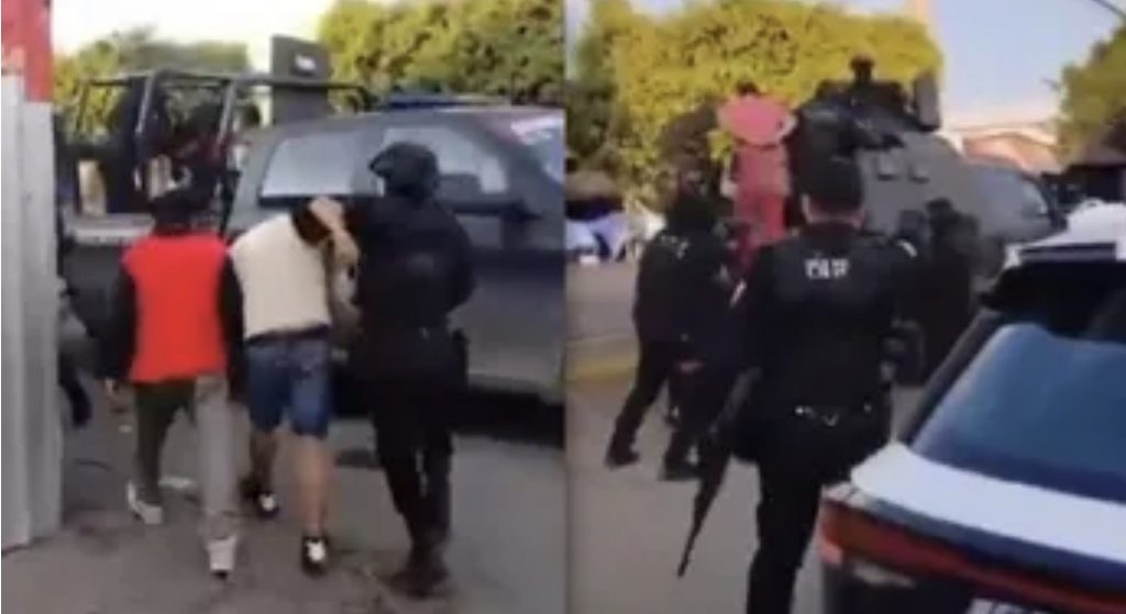 Detienen a 16 presuntos integrantes de La Familia Michoacana por extorsión en el Mercado Morelos