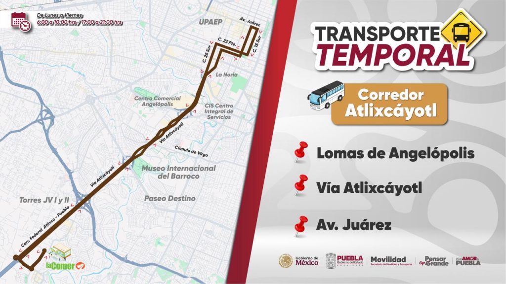 Implementa gobierno estatal nuevo recorrido temporal