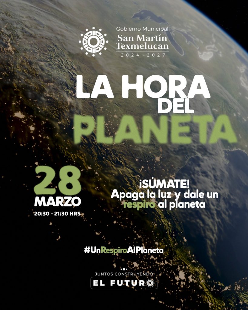 TEXMELUCAN SE SUMA A “LA HORA DEL PLANETA” 2026