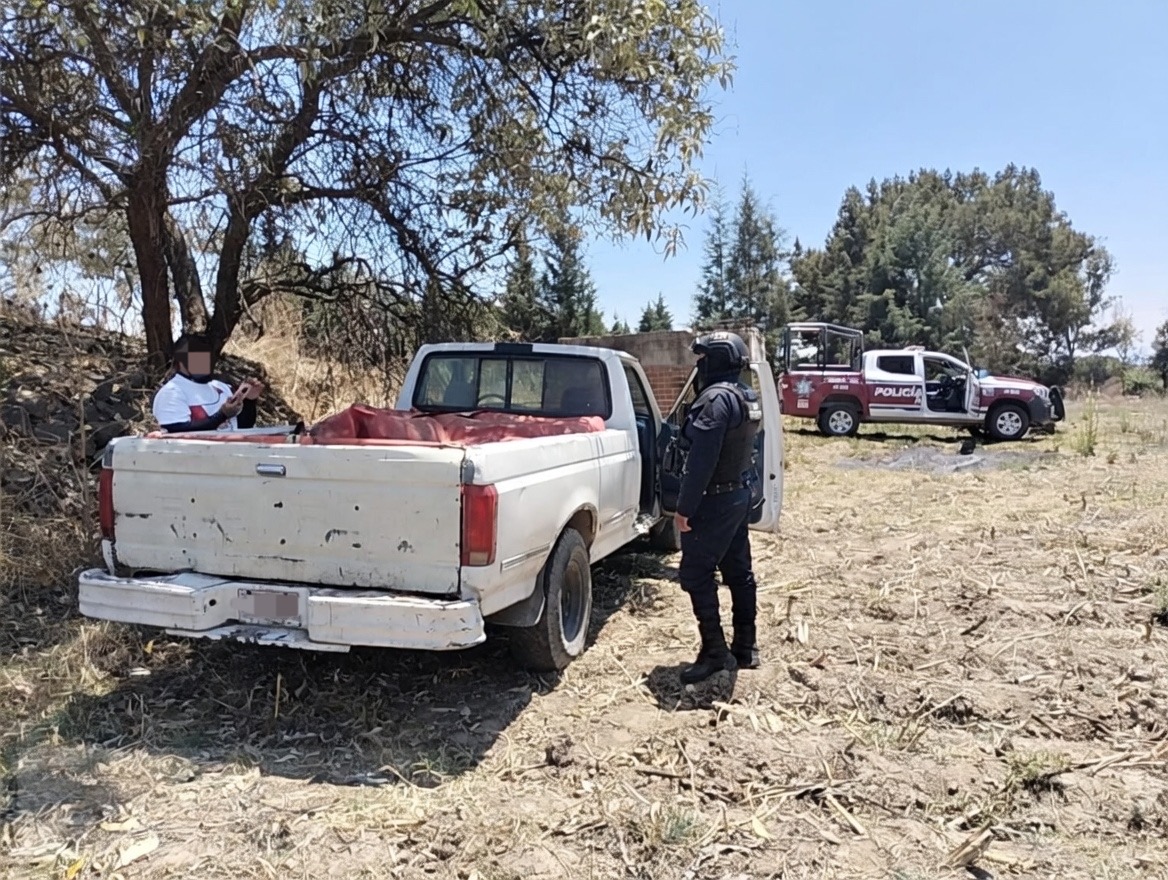 Policía de Texmelucan logró recuperar un vehículo reportado como robado