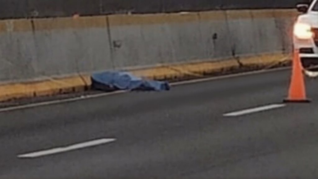 Muere ciclista atropellado en la autopista México–Puebla, a la altura de Texmelucan