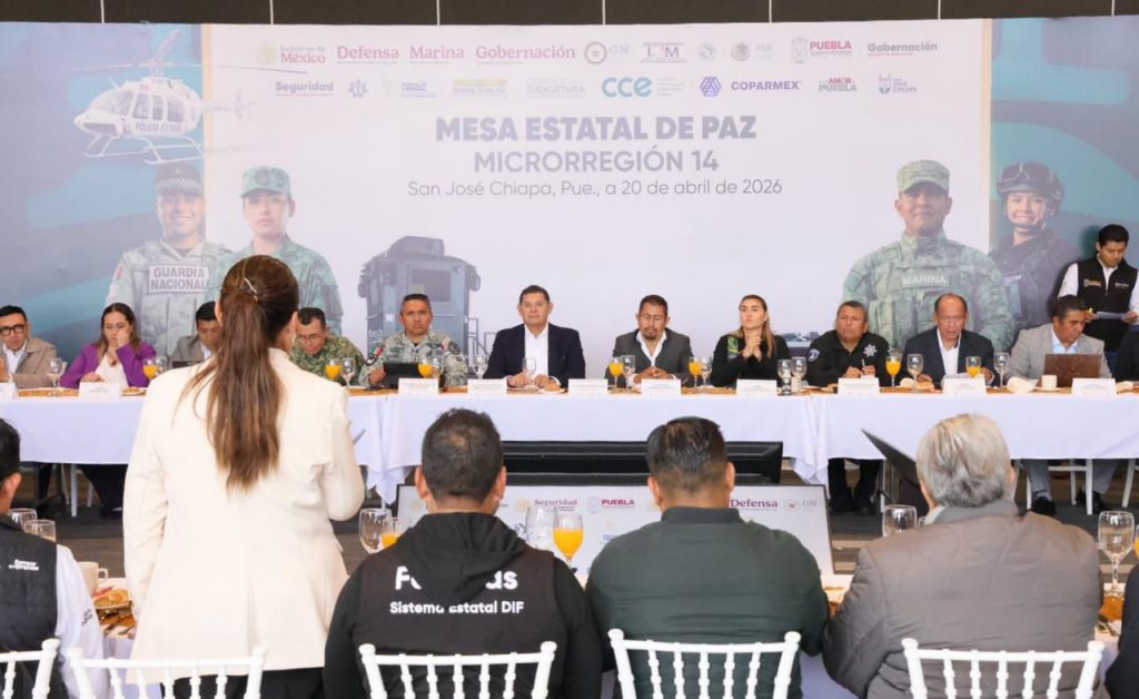 EN COORDINACIÓN, ÓRDENES DE GOBIERNO Y FUERZAS ARMADAS FORTALECEN SEGURIDAD EN MICRORREGION 14