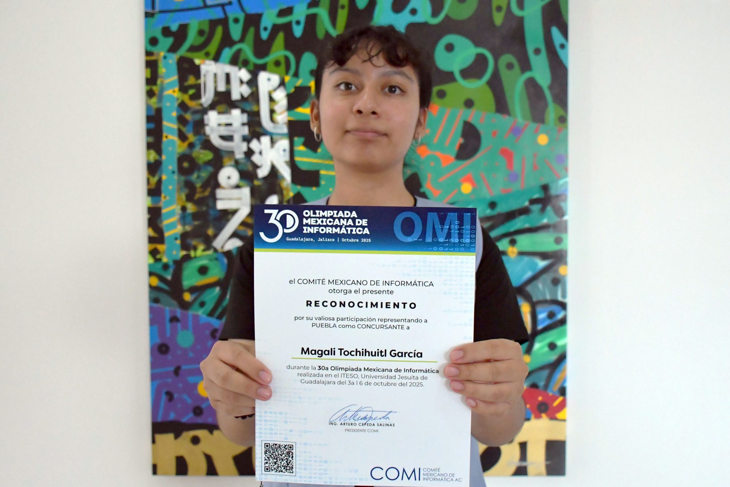 Alumna BUAP representa a México en la Olimpiada Femenil Europea de Informática