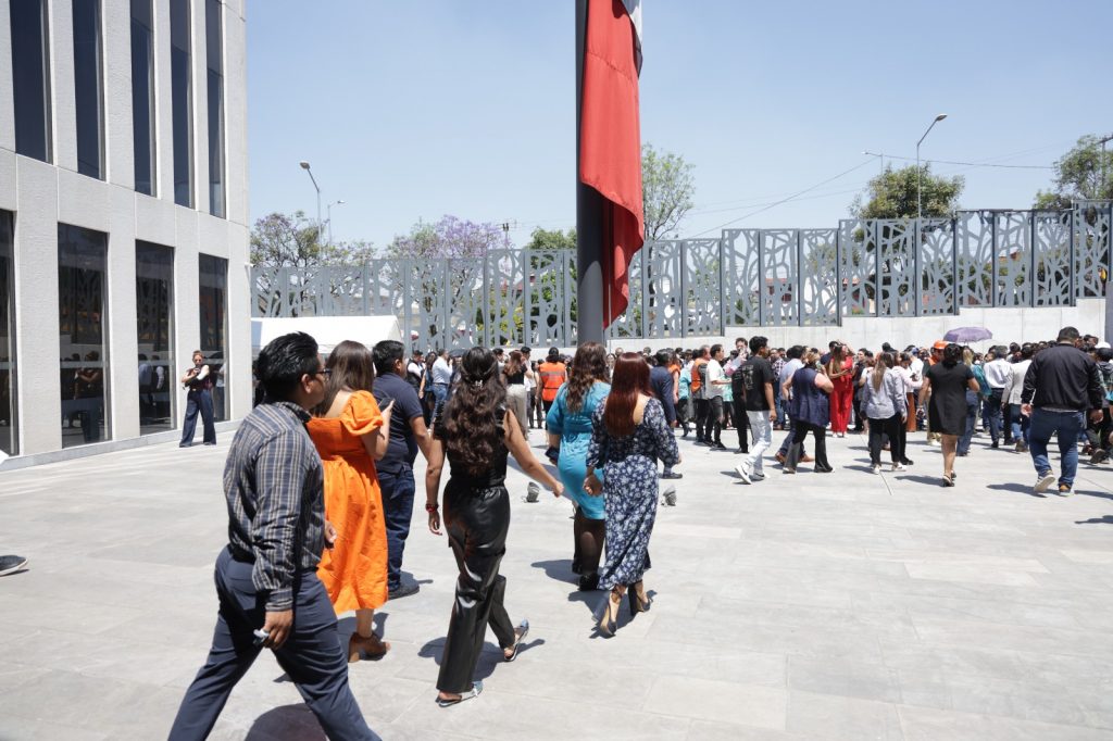 Congreso del Estado participó en el Primer Simulacro Nacional 2026
