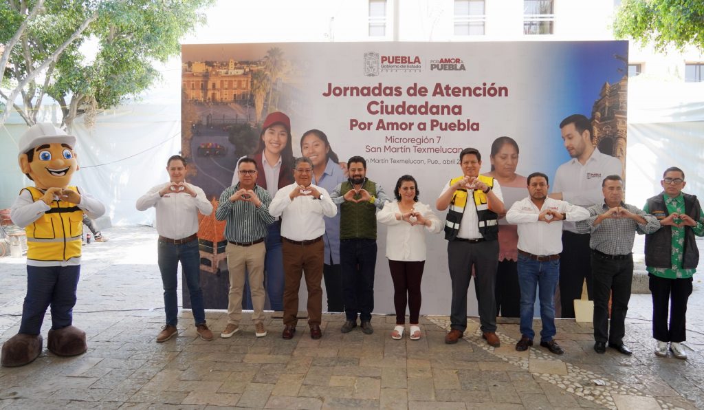 IMPULSAN CONECTIVIDAD E INFRAESTRUCTURA EN TEXMELUCAN CON JORNADA “POR AMOR A PUEBLA”