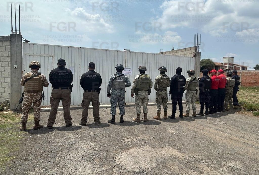 En cateo FGR aseguró 32 mil litros de hidrocarburo en San Pedro Cholula