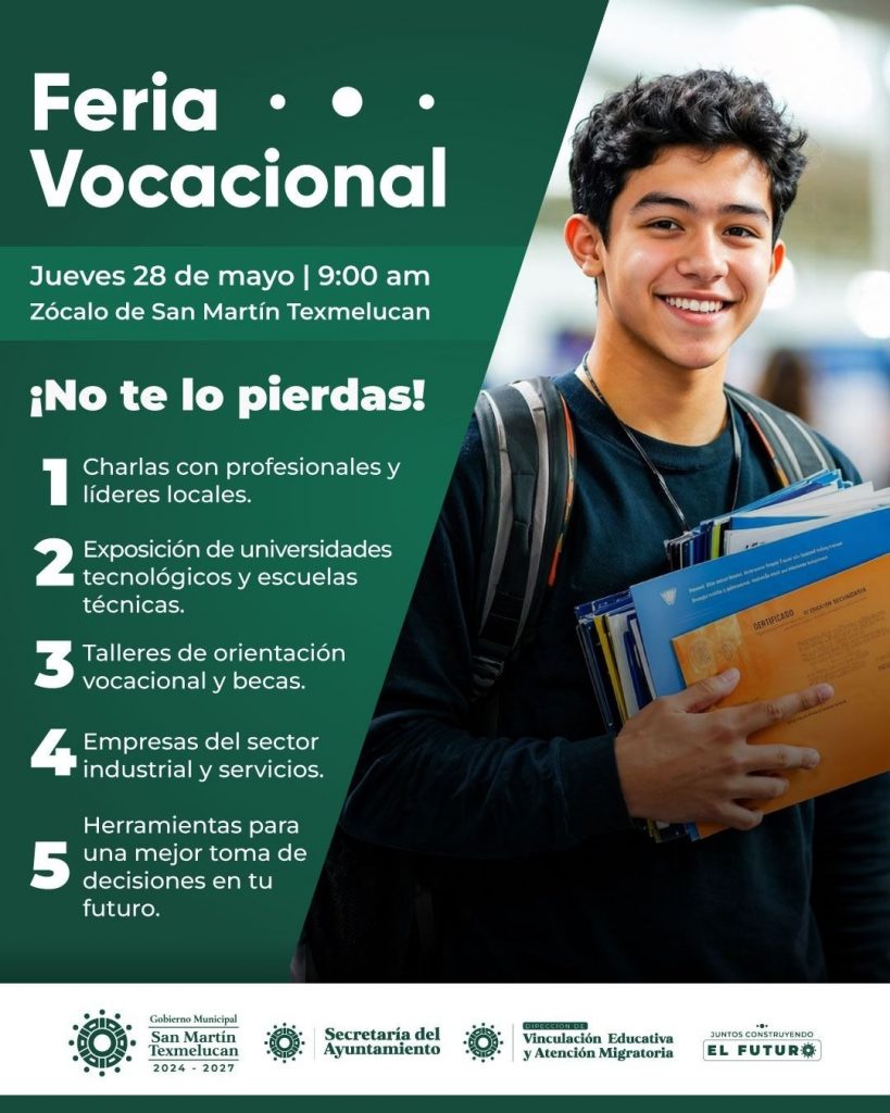 GOBIERNO MUNICIPAL DE JUAN MANUEL ALONSO IMPULSA EL FUTURO ACADÉMICO Y PROFESIONAL CON FERIA VOCACIONAL 2026