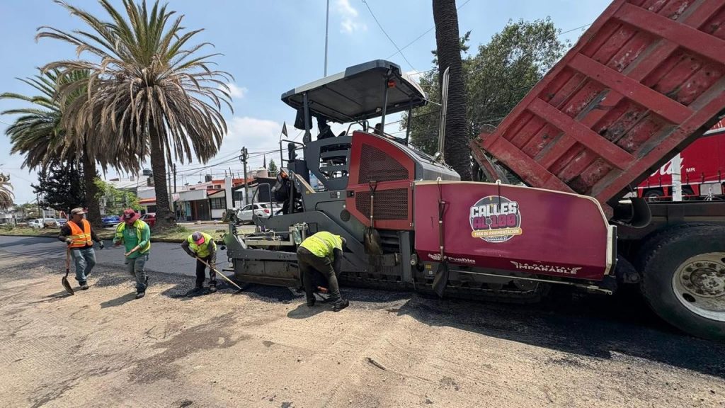 Fortalece Pepe Chedraui vialidades con el Tren Capitalino de Pavimentación