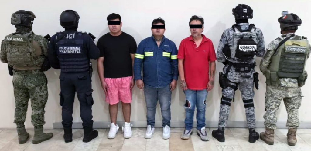 Con coordinación interinstitucional fueron detenidos tres hombres en posesión de droga