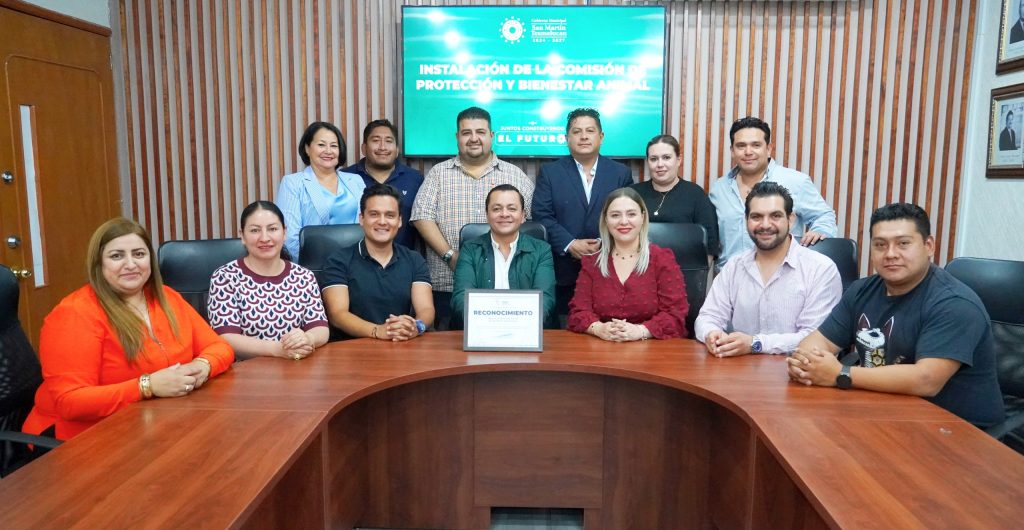 TEXMELUCAN, PRIMER MUNICIPIO DEL ESTADO EN INSTALAR LA COMISIÓN DE BIENESTAR Y PROTECCIÓN ANIMAL