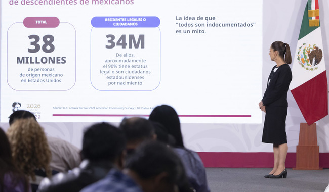 La buena relación entre México y Estados Unidos se basa en la aportación de los mexicanos en EU a la economía de ambas naciones: Presidenta