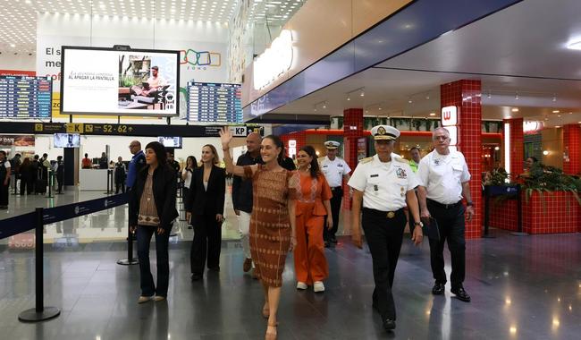“Es un compromiso cumplido”: Presidenta encabeza entrega de la 1ª fase de remodelación del Aeropuerto Internacional “Benito Juárez” CDMX