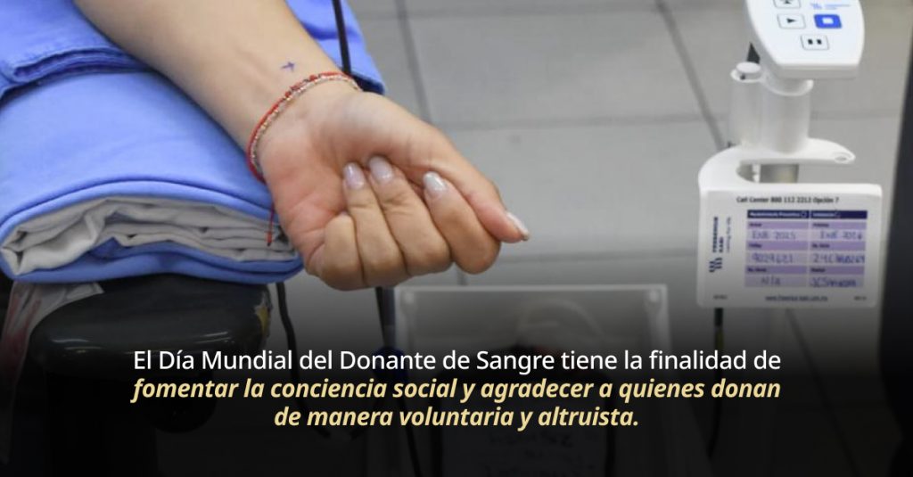 Una sola donación de sangre puede salvar hasta tres vidas, resalta el Centro Nacional de la Transfusión Sanguínea