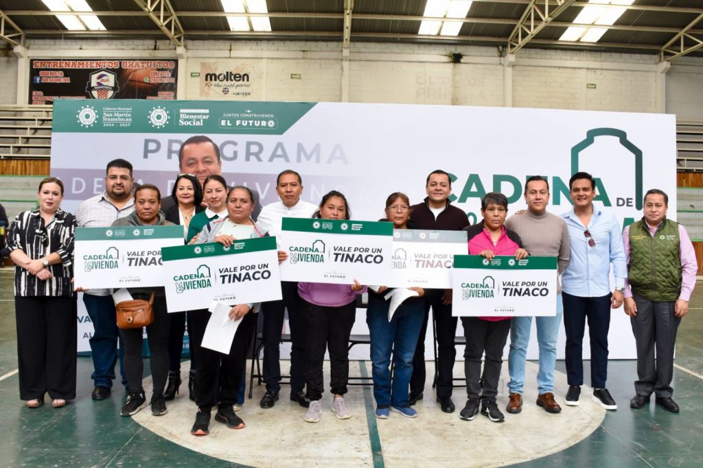 AVANZA “CADENA DE VIVIENDA 2026”: GOBIERNO DE TEXMELUCAN BENEFICIA A 500 HOGARES CON ENTREGA DE TINACOS