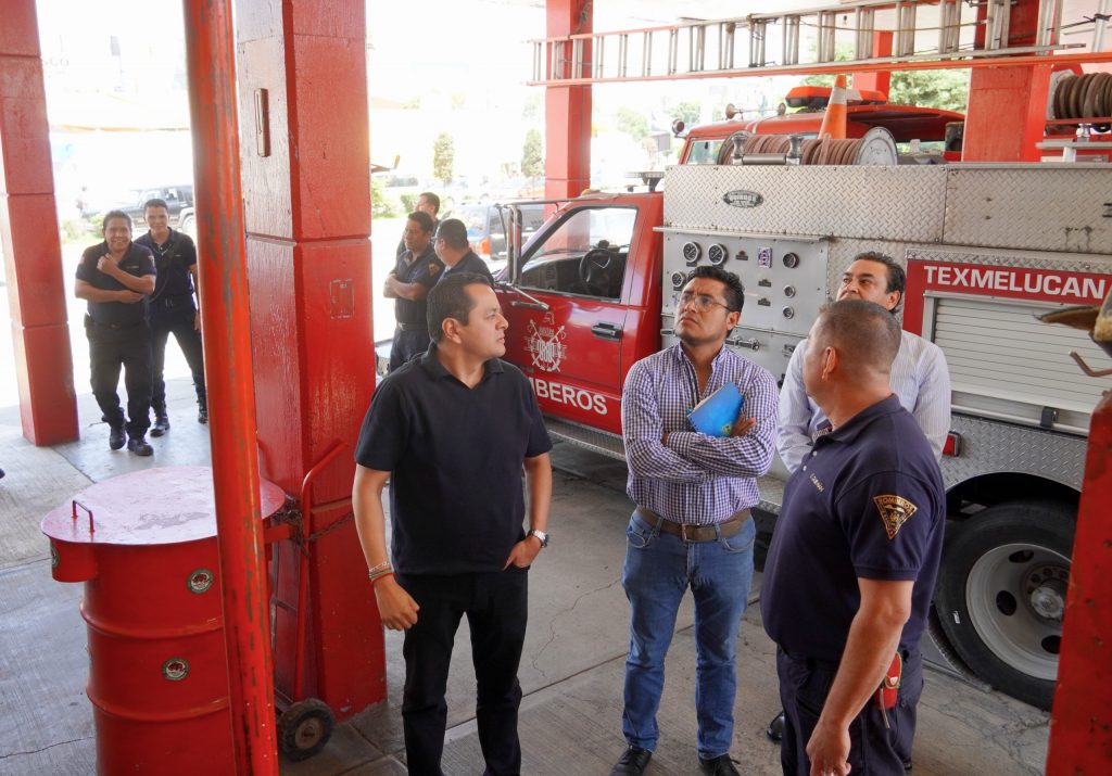 ALCALDE JUAN MANUEL ALONSO IMPULSA LA REHABILITACIÓN DEL CUARTEL DE BOMBEROS DE TEXMELUCAN