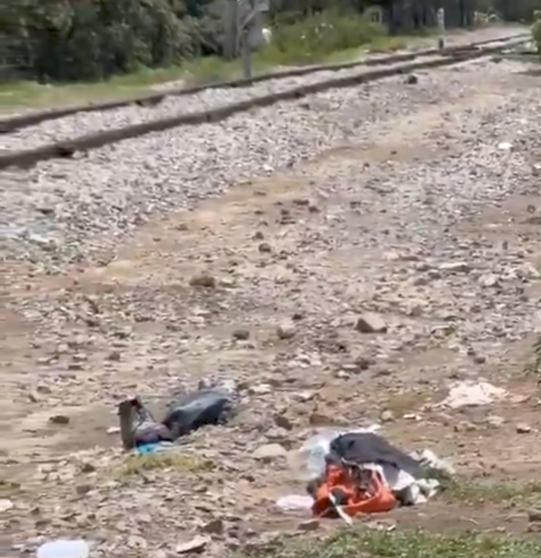 Tren embiste a persona en Santa Margarita en Puebla, pierde brazo y pierna