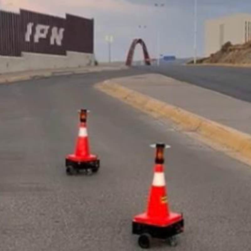 Desarrolla IPN conos robotizados de Seguridad Vial para reducir accidentes automovilísticos