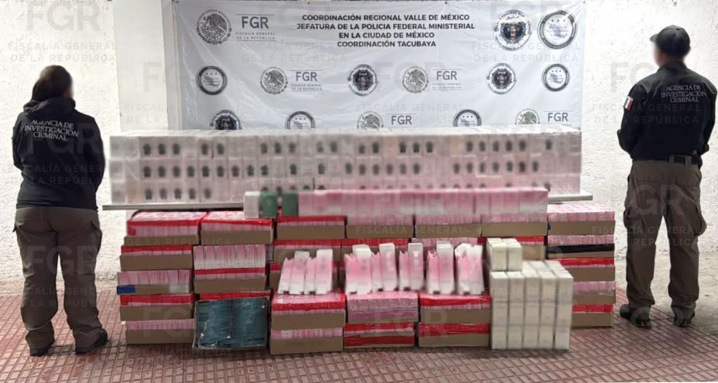 FGR ejecuta diligencia de cateo por la probable comisión de delitos de falsificación de marca