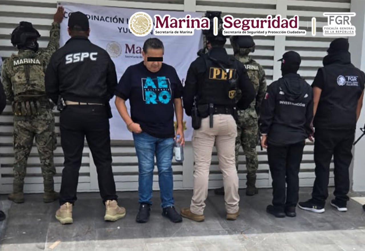 Cae presunto operador financiero de grupo delictivo en Yucatán; aseguran bienes por más de 145 mdp