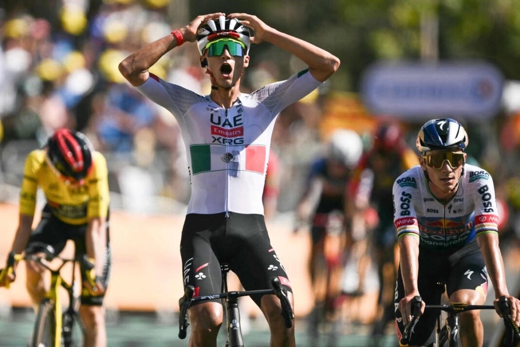 Isaac del Toro conquista la segunda etapa del Tour de Francia y hace historia para México